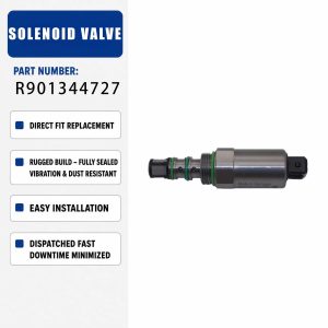 24V Electric Proportional Solenoid Valve R901344727 For Excavator Construction
