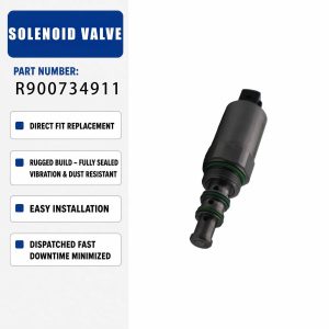 R900734911 24V Proportional Solenoid Valve For Excavator Construction Machinery