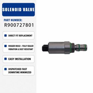 24V Hydraulic Proportional Solenoid Valve R900727801 For Excavator Construction