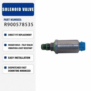24V Hydraulic Proportional Solenoid Valve R900578535 For Excavator Construction
