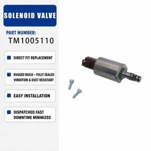 24V Hydraulic Proportional Solenoid Valve TM1005110 For Excavator Construction