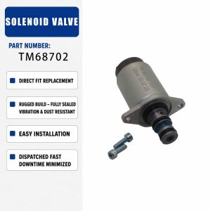 TM68702 12V Hydraulic Proportional Solenoid Valve For Excavator Construction