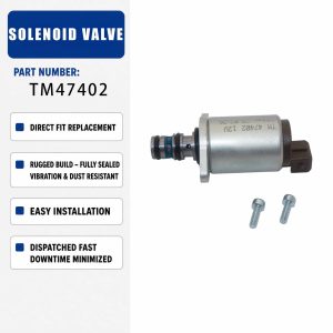 12V Hydraulic Proportional Solenoid Valve TM47402 For Excavator Construction