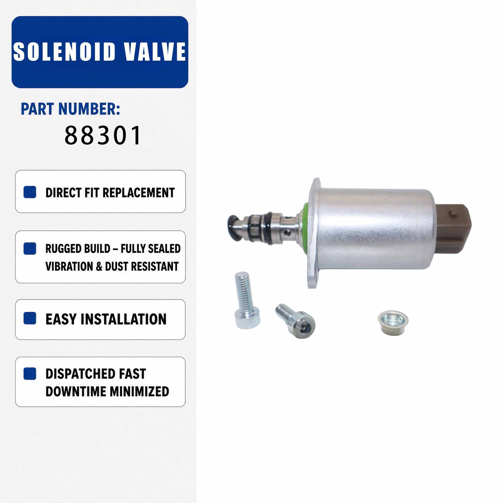 TM 88301 12V Proportional Solenoid Valve For Excavator Construction Machinery