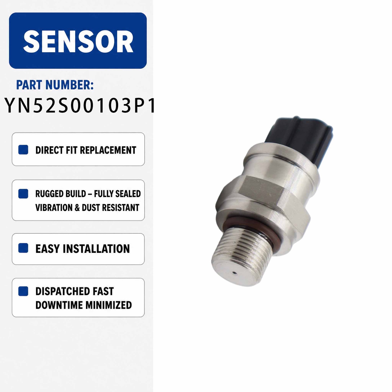 Pressure Sensor HM-A00012B 900121 KZ001854 KA00012B For SK200 SK210 SK250 SK260