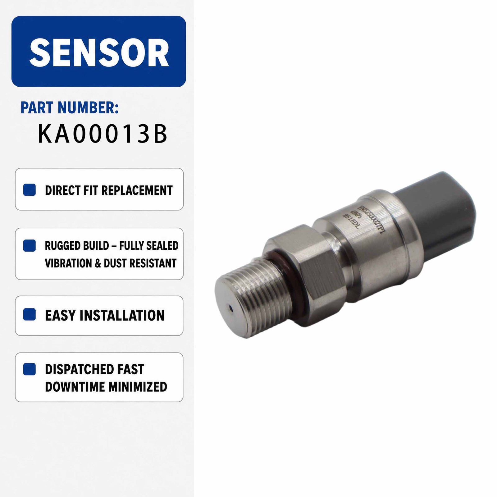 HM-A00015 KA00015 Pressure Sensor For Kobelco SK200-5 SK200-6