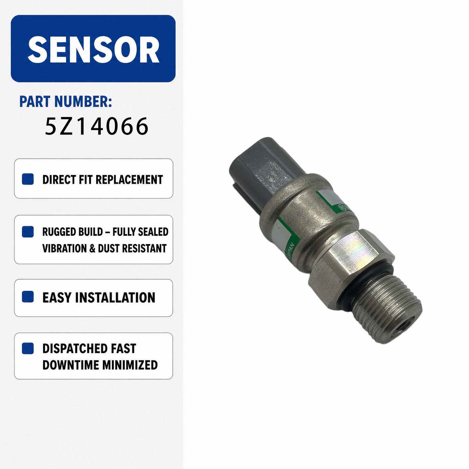 Pressure Sensor YN52S00016P3 HM-A00011 KA00011 For Excavator Engine SK200-6