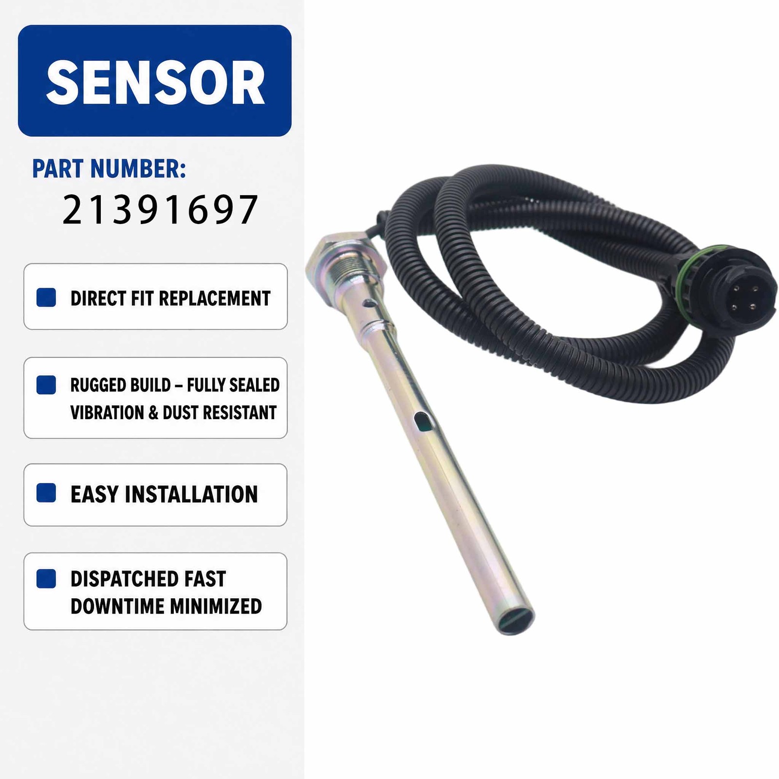 VOE21391697 21391697 Oil Level Sensor For Volvo Engine EC210 240 290 360
