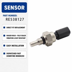 RE538127 Fuel Temperature Sensor Excavator For John Deere 6E‑1204P 644K Hybrid