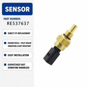 Water Coolant Temperature Sensor RE537637 For John Deere Tractor 5090E 5090EL