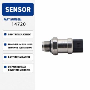 High Pressure Sensor KM16-P03 For Hitachi EX EX120-2 CASE SH200 SH350 SH350A5