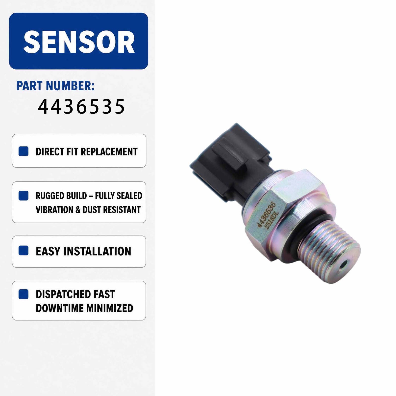 oil pressure sensor 4436536 For Hitachi