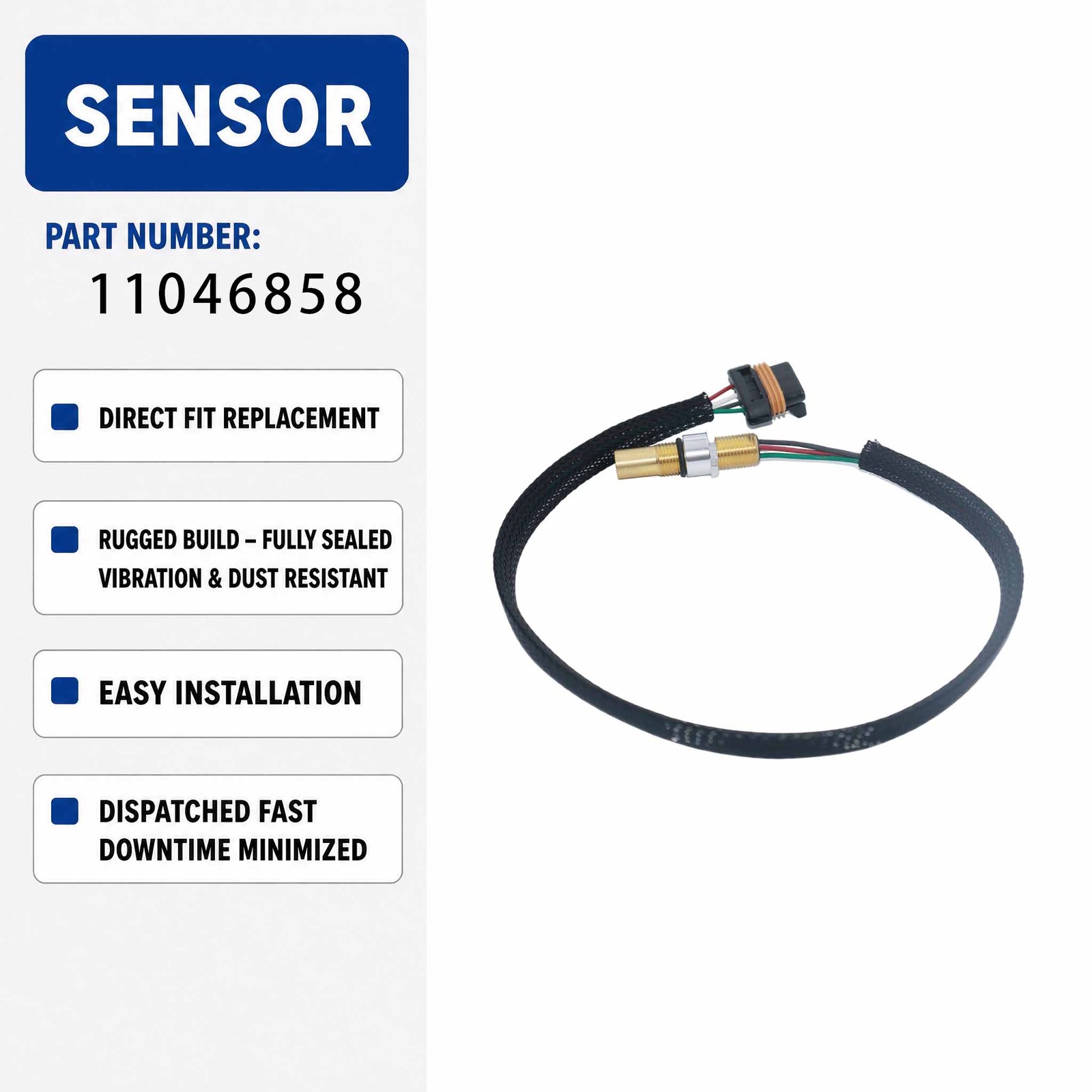 AT360573 AT220042 Wheel Speed Sensor For John Deere 450H 550H 650H 700H 750C