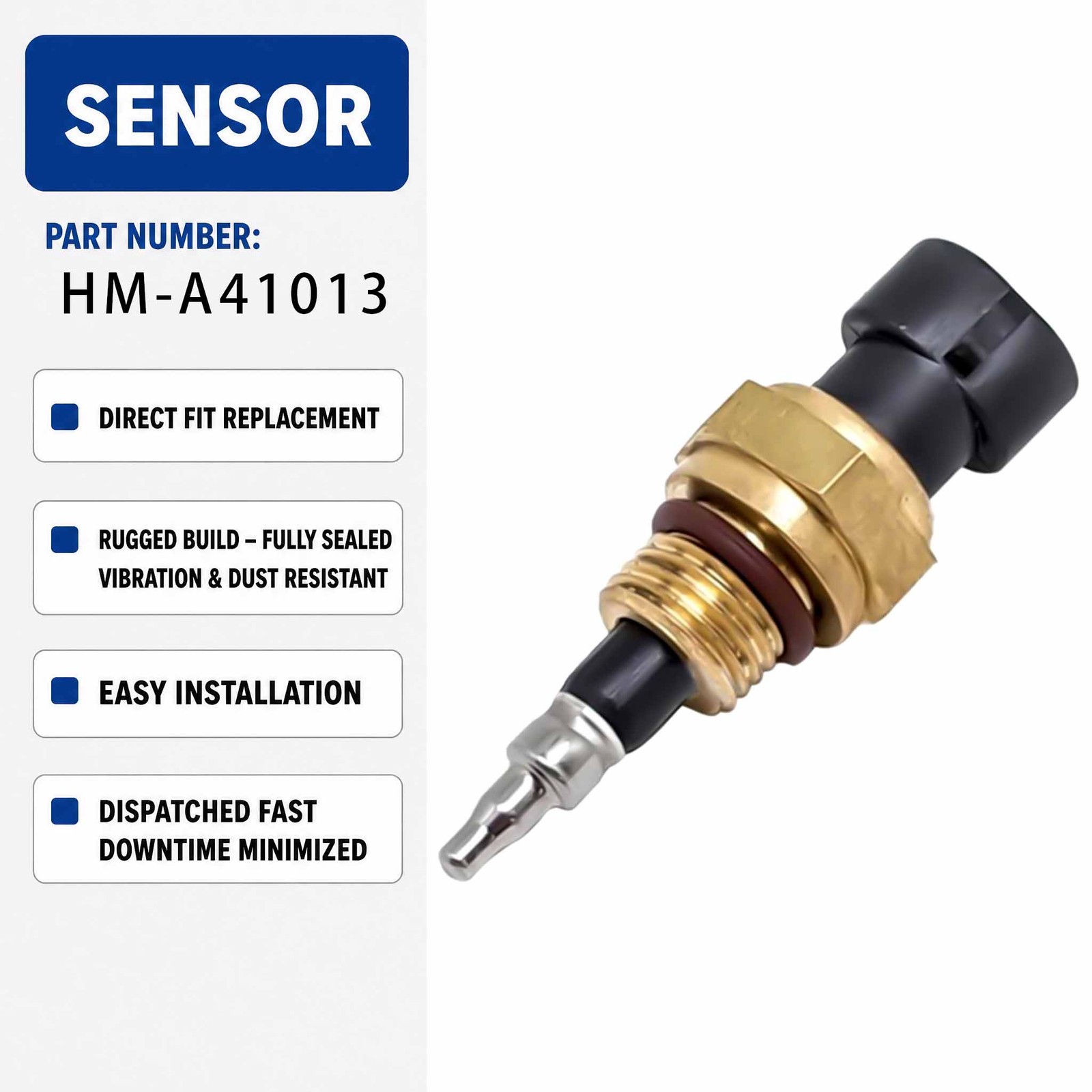 Water Temperature Sensor 6560617300 For Komatsu 6D140 6D170 Engine