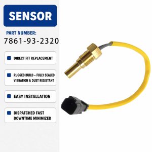 Water Temperature Sensor 7861-93-2320 For Komatsu PC200-7 PC360-7 Crawler