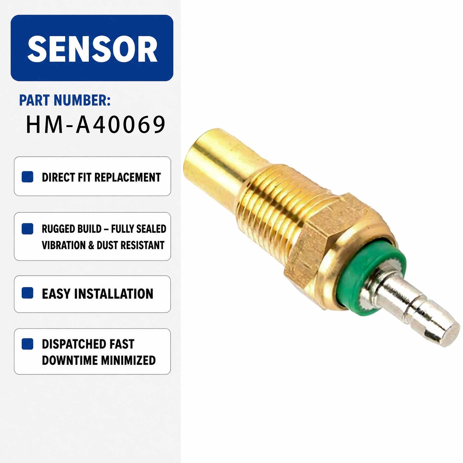 Water Temperature Sensor 8-97078592-0 For Hitachi 4JG1 4LE2 Engine