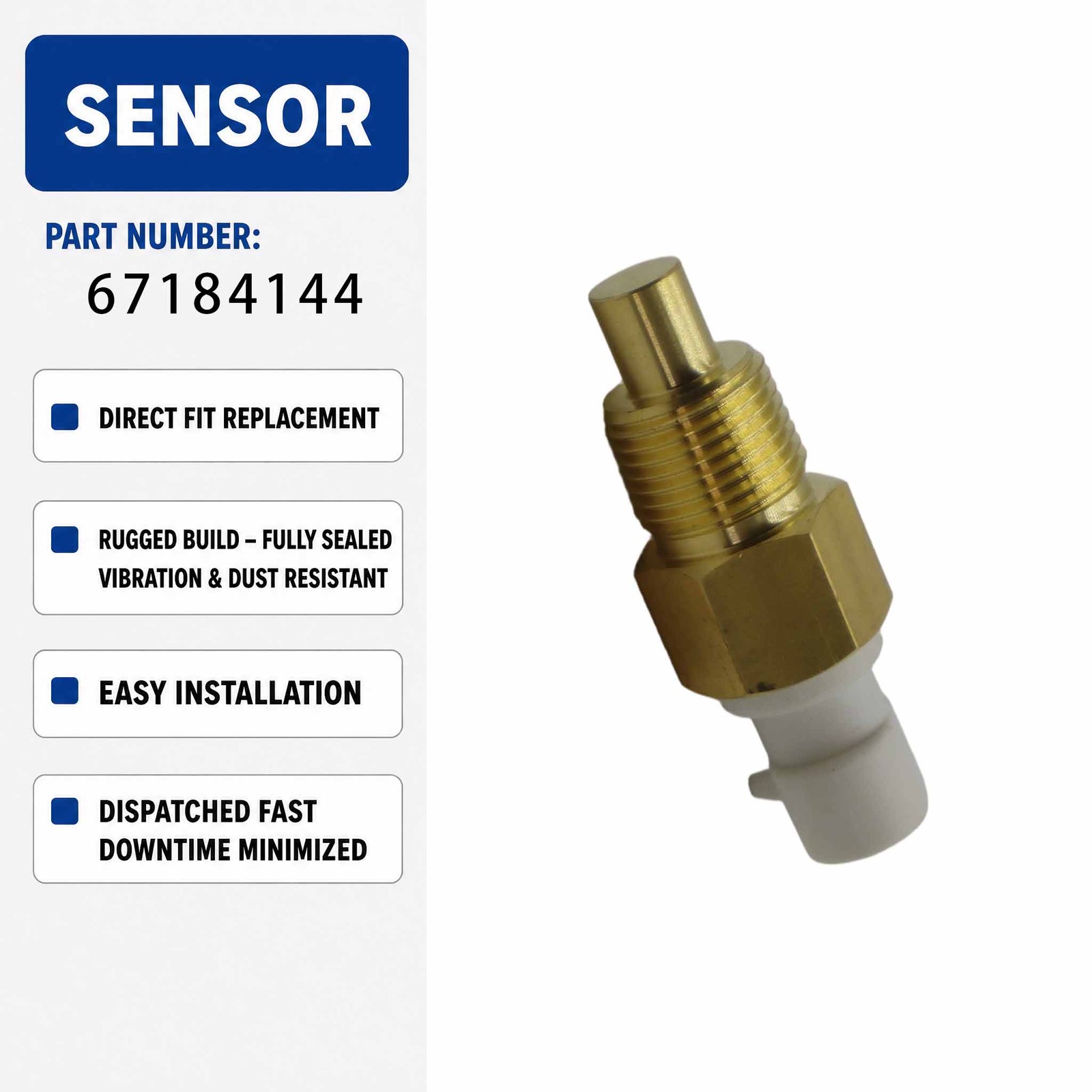 67184144 Water Temperature Sensor For Bobcat325 Bobcat328 Bobcat329 Bobcat753
