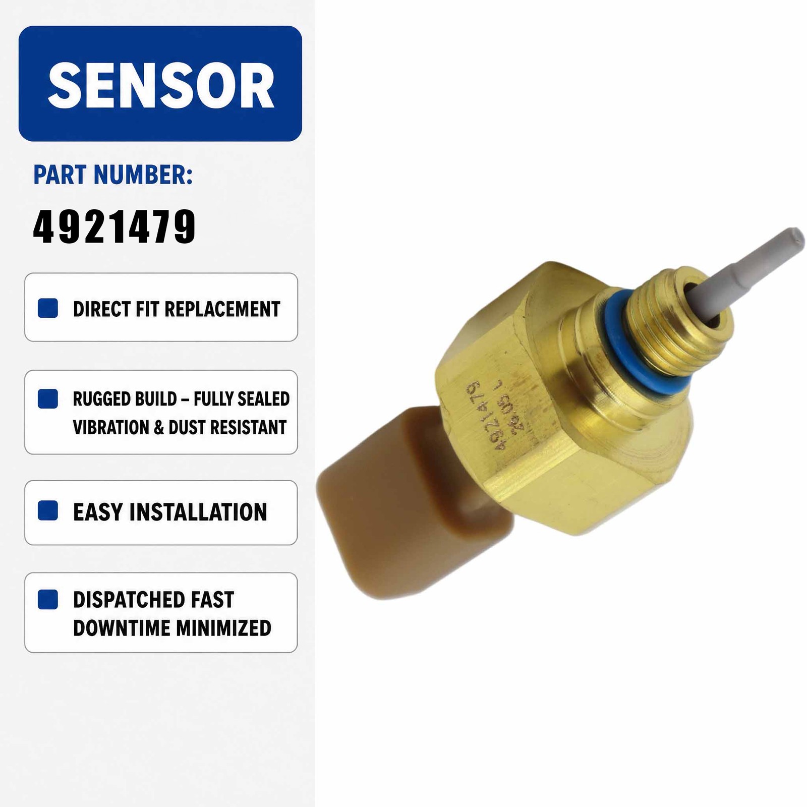 Oil Pressure Sensor KZ001805 900130 For Excavator Engine R455-7 R505-7 QSM11