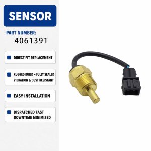 Water Temperature Sensor 4061391 For Cummins K19 NT855 K38 Diesel