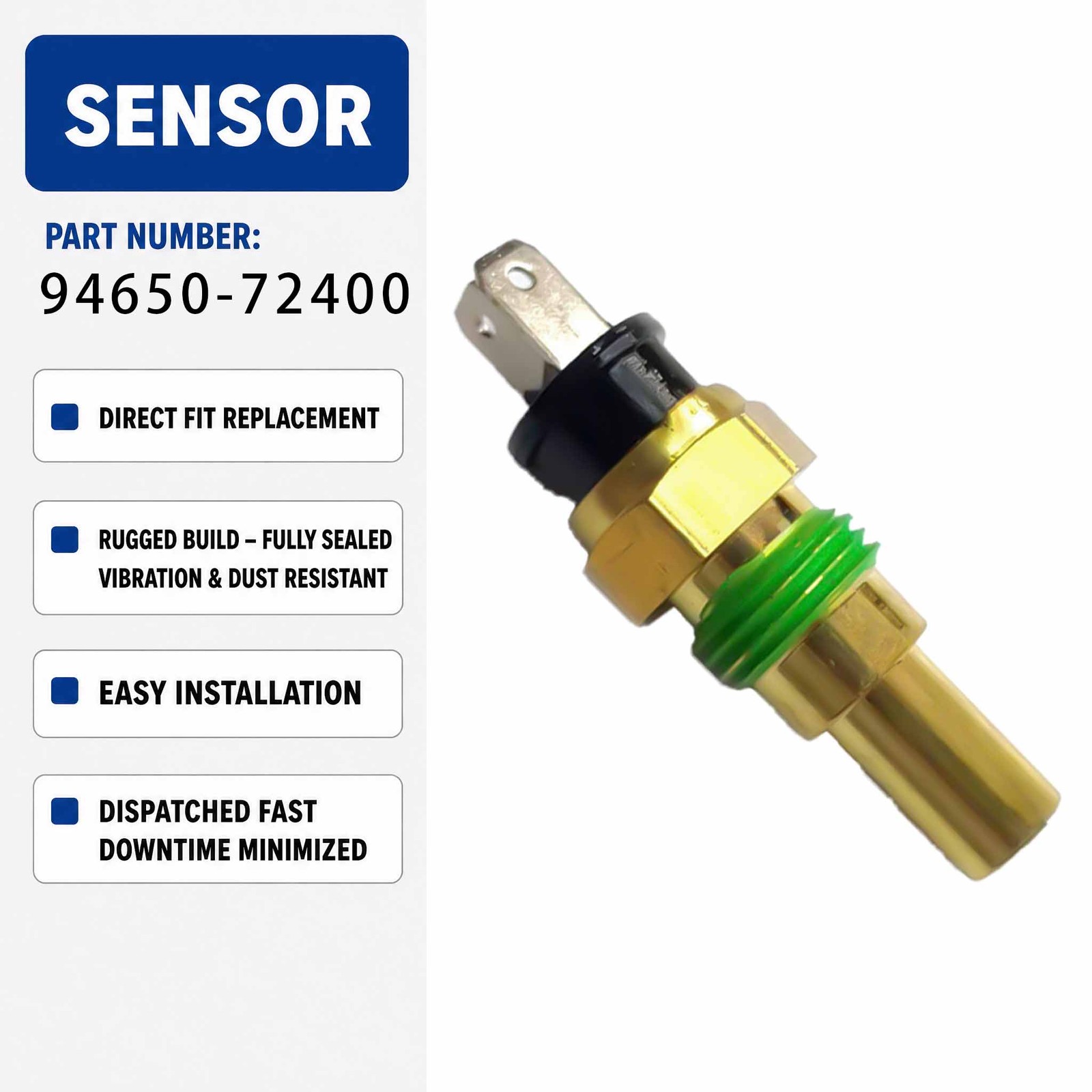 Water Temperature Sensor HM-A40046 For Hyundai R210-5 Excavator