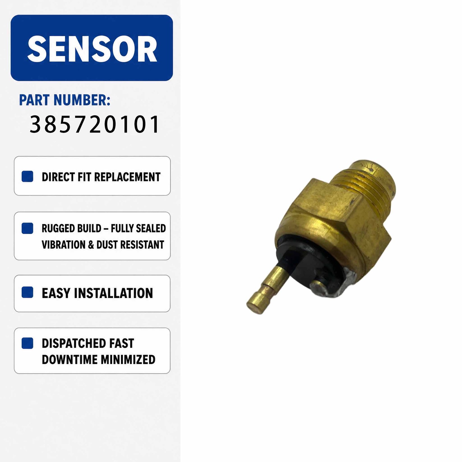 SBA385720100 SBA385720101 Water Temperature Sensor For New Holland Tractor 1220
