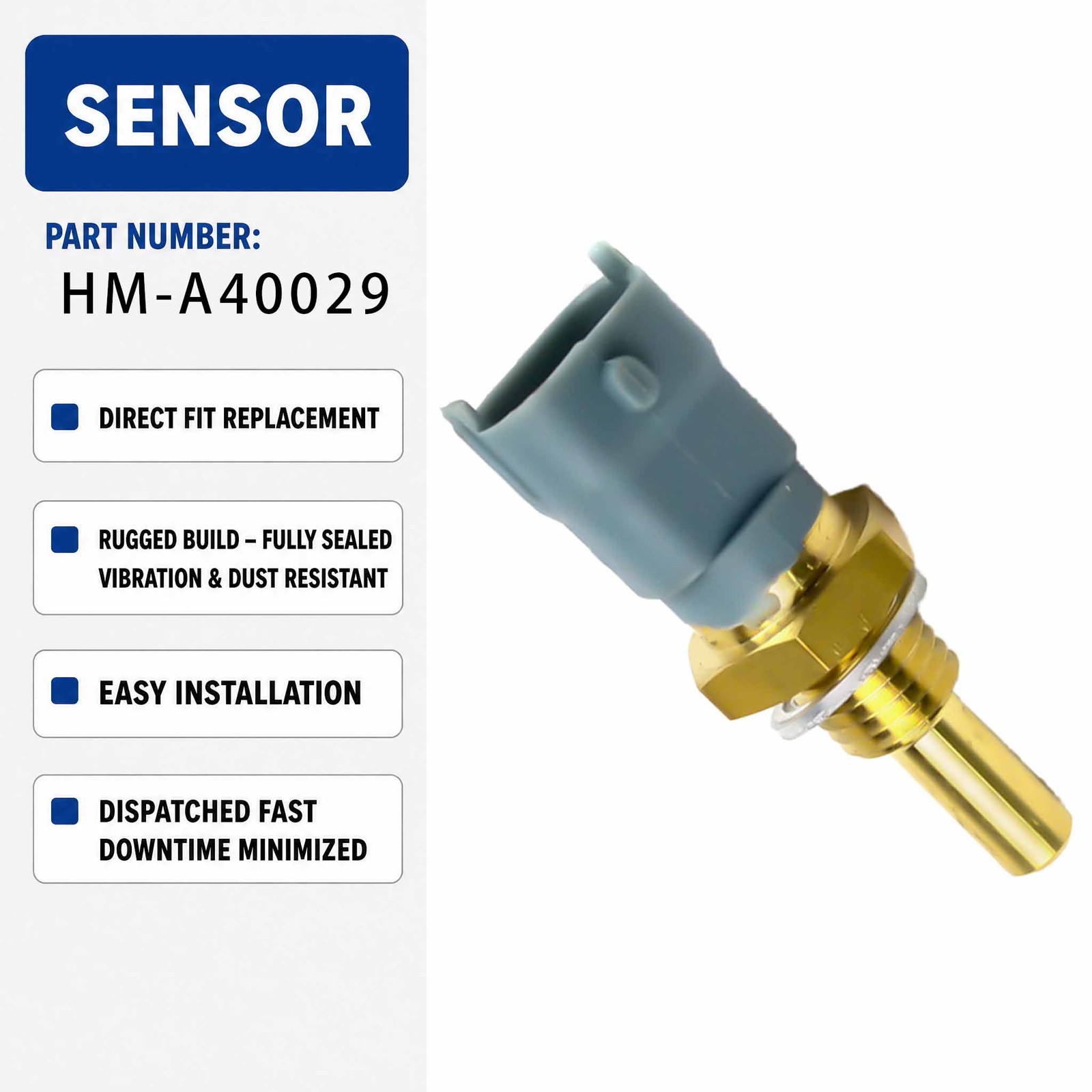 HM-A40029 VOE20513340 KZ000093 Water Temperature Sensor For Volvo EC210B
