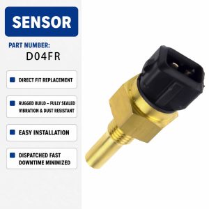 Water Temperature Sensor HM-A40045 D04FR For Kobelco SK130-8 SK140-8 Excavator