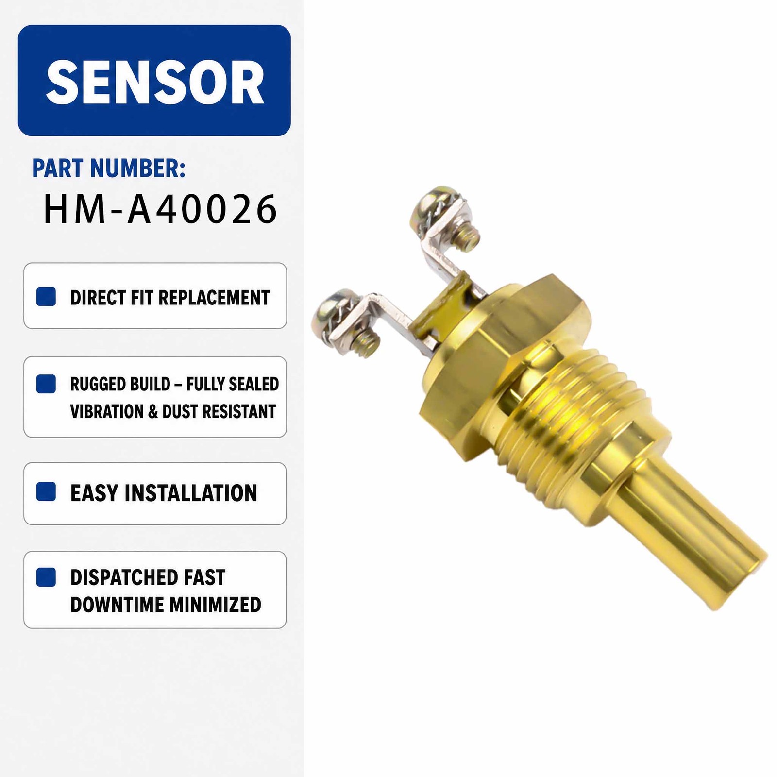 Water Temperature Sensor 4I5394 For Caterpillar E320C E320B E330C Excavators