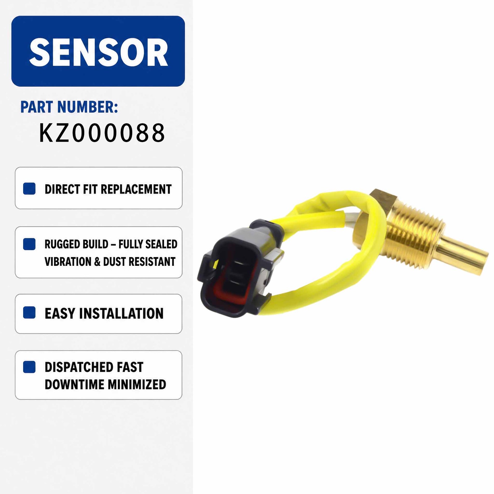 Water Temperature Sensor HM-A40024 7861-92-3380 KZ000088 6245-11-5560 For