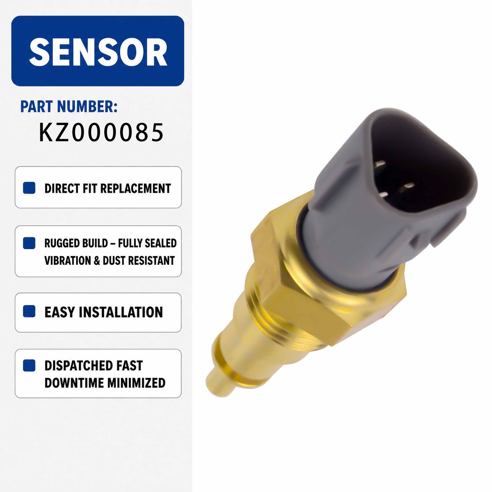 Water Temperature Sensor 8-97170327-0 For Isuzu 6HK1 4HK1 6WG1 Engine