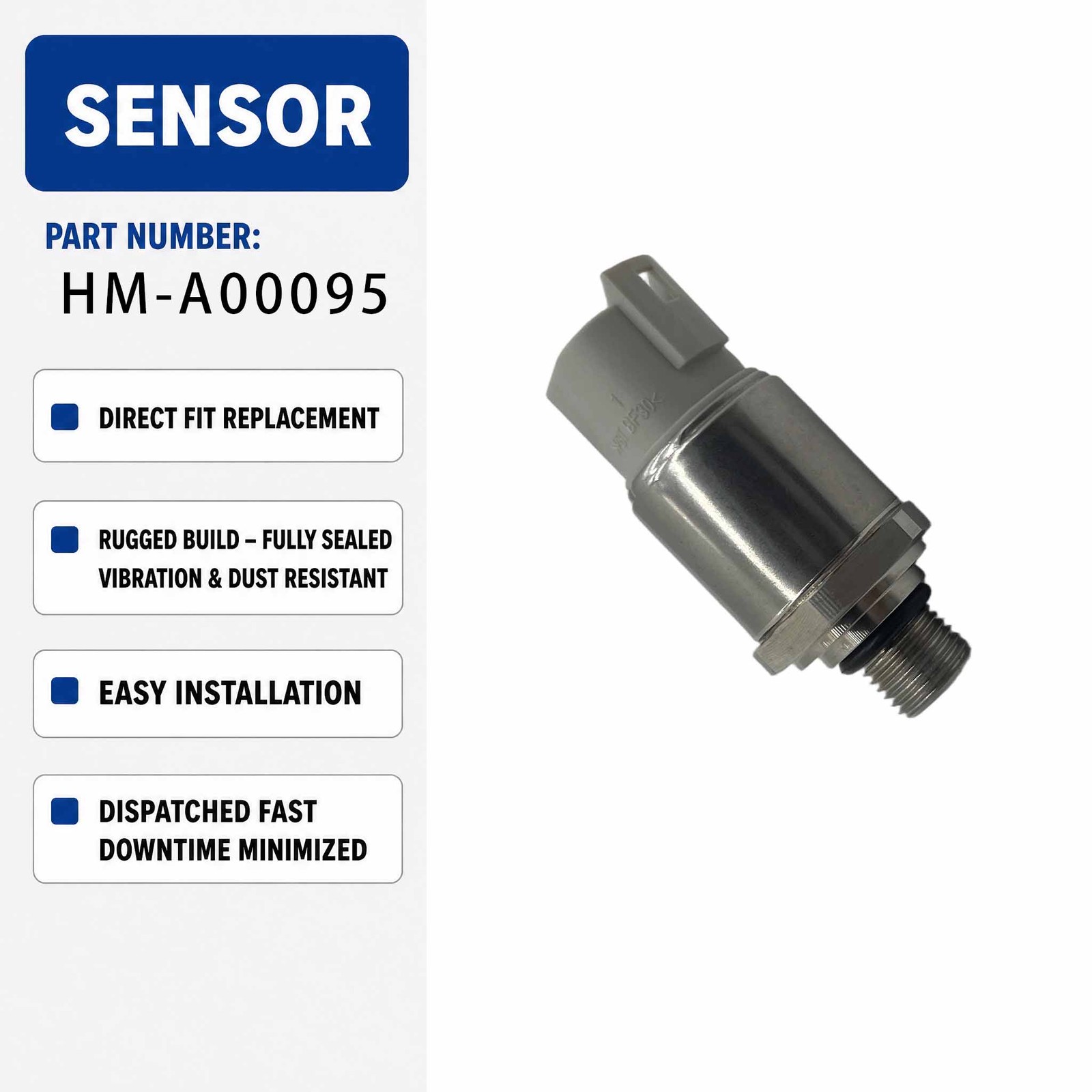 17253748 Pressure Sensor For EC160D EC220D EC300D Excavator Parts