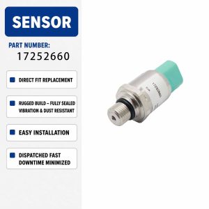 Pressure Sensor 17252660 For VOLVO EC120D EC200D EC210D EC300D