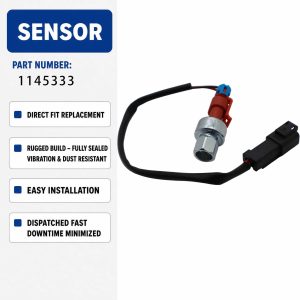 Refrigerant pressure sensor 1145333 KNV1039YU For Caterpillar 769D 771D 775D