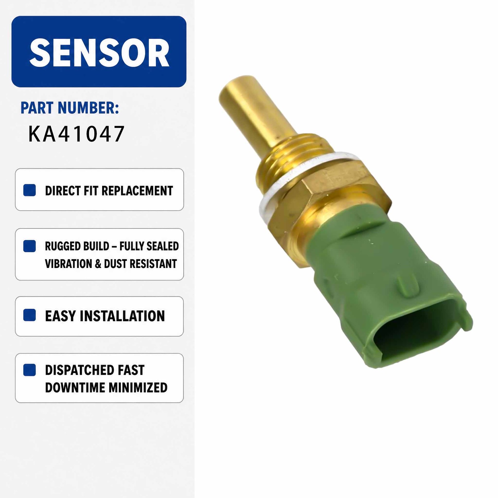 Water Temperature Sensor 4897224 For Cummins ISB 5.9L 2003-2004