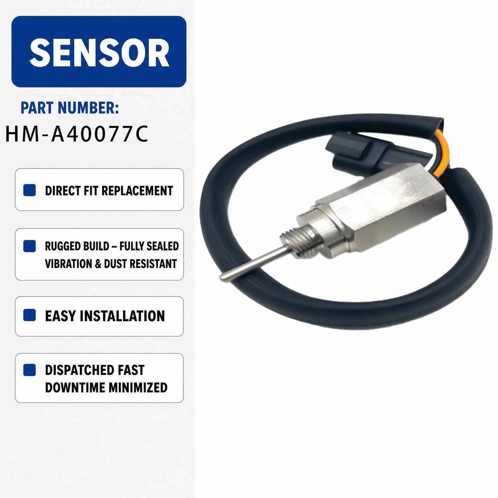 temperature sensor 118-7226 For Caterpillar CAT 572R II 561N 572R Pipelayer