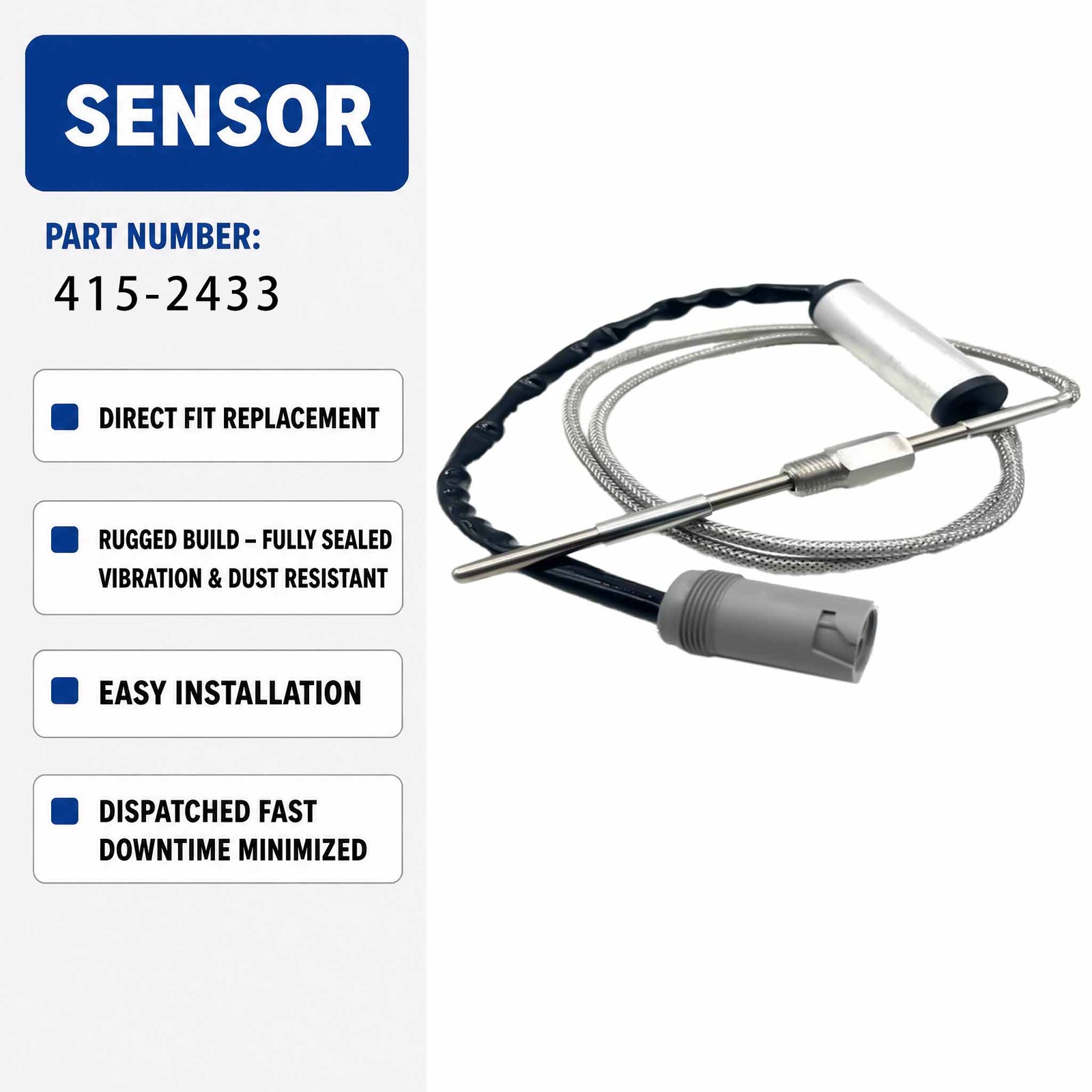 415-2433 HM-A41027 OK009-0069 NOx sensor For Caterpillar CAT 793B 789B 785B