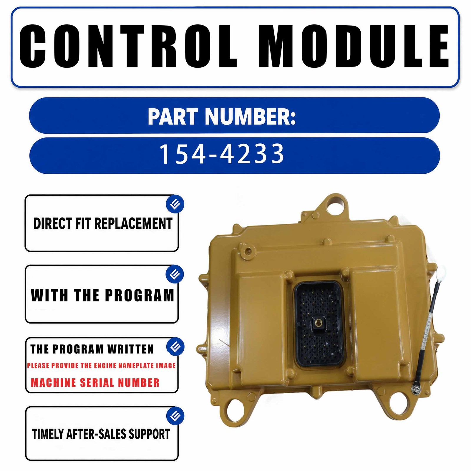 10R-8097 With program ECM Electronic Control Module For Caterpillar CAT 247 267
