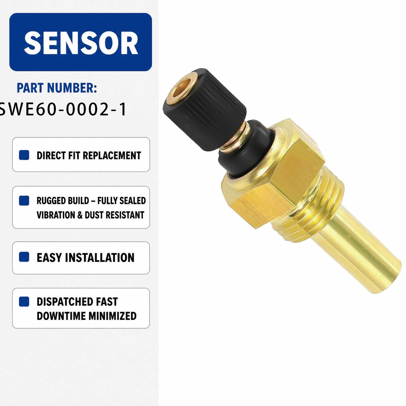 SWE60-0002-1 HM-A40031D Water Temperature Sensor For Sunward SWE60 60 Crawler