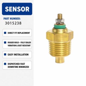 Water Temperature Sensor 3015238 For Lingong LG906 Crawler Excavator