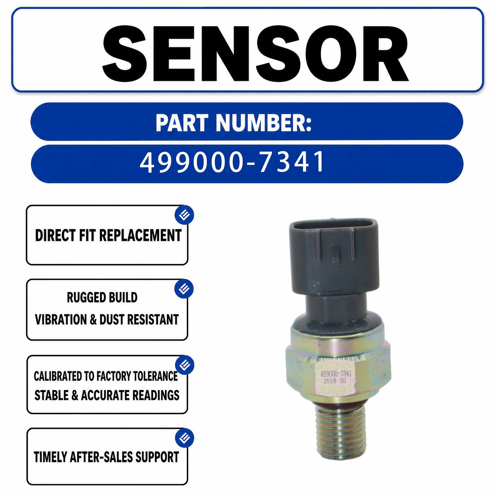 Oil Pressure Sensor HM-A50018 KZ000010 8-97600434-0 For ZAX330-3