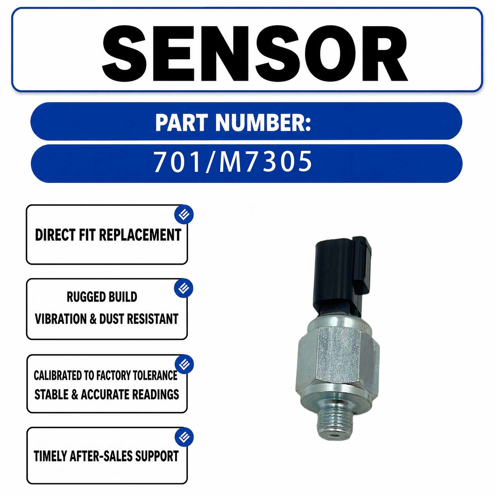 701/M7305 701/80591 Oil Pressure Sensor For 2CX 3CX 4CX 506 3CN 2DX 2DXL 1400B