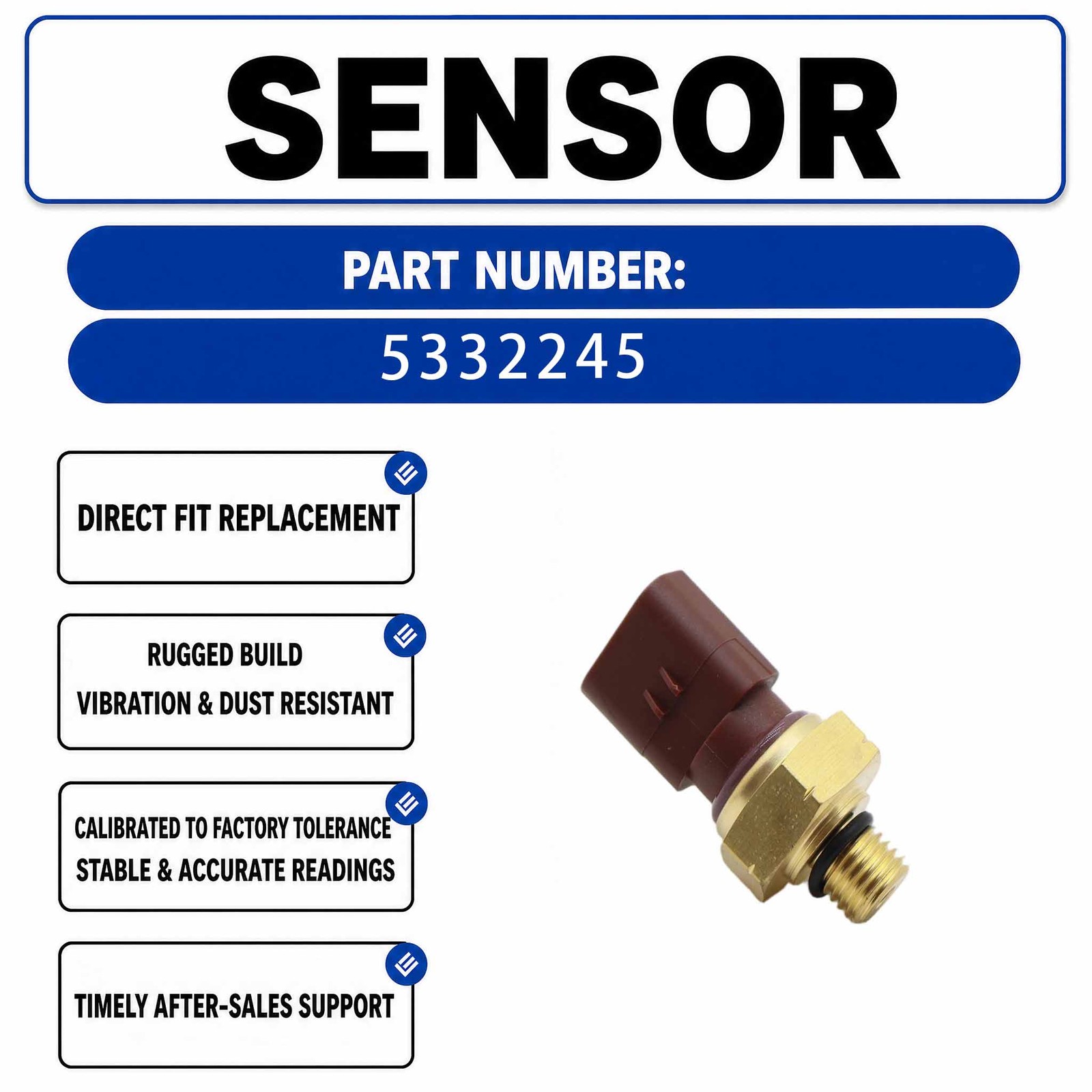 Pressure Sensor 533-2245 5332245 For Caterpillar CAT M320GC FM558 OTHER MH3040