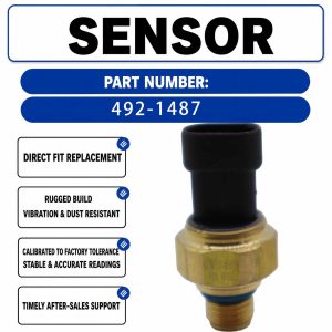 492-1487 Oil Pressure Sensor For Caterpillar CAT 415 Excavator Loader