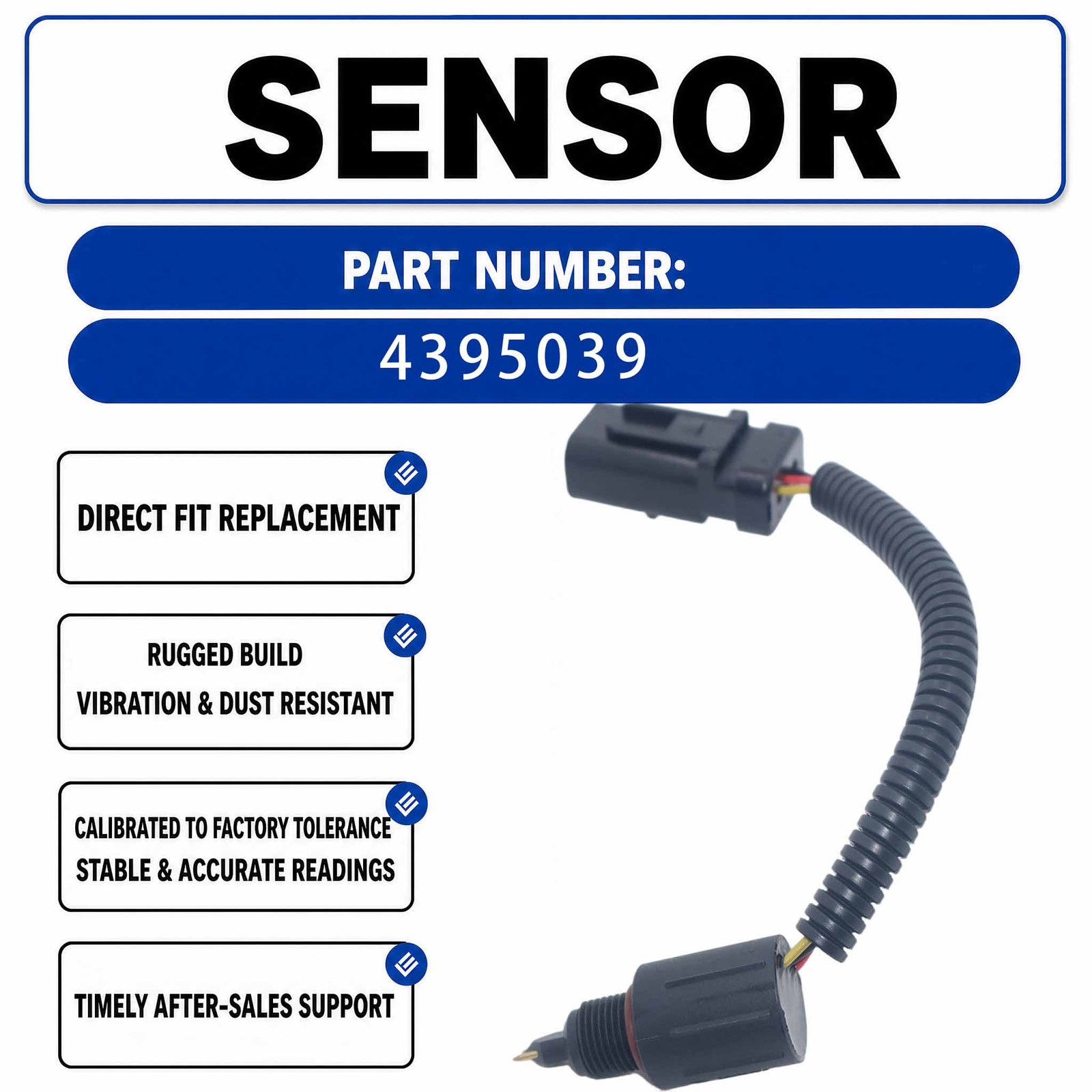 439-5039 4395039 Sensor For Caterpillar CAT 930K Wheel Loader