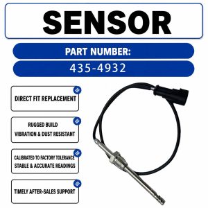 435-4932 Temperature sensor For Caterpillar CAT CB16 CB15 CB13 Double Steel