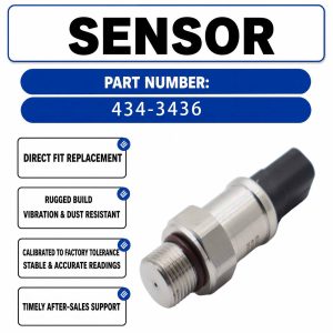 32-volt Pressure Sensor 434-3436 For Caterpillar CAT 385C Straight Shovel