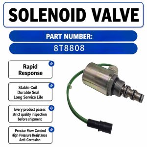 Solenoid Valve 8T8808 For CAT 120H 135H 140H 160H 227 Excavator