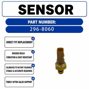 Engine pressure sensor 296-8060 2968060 For Caterpillar CAT 627G 637G Wheeled