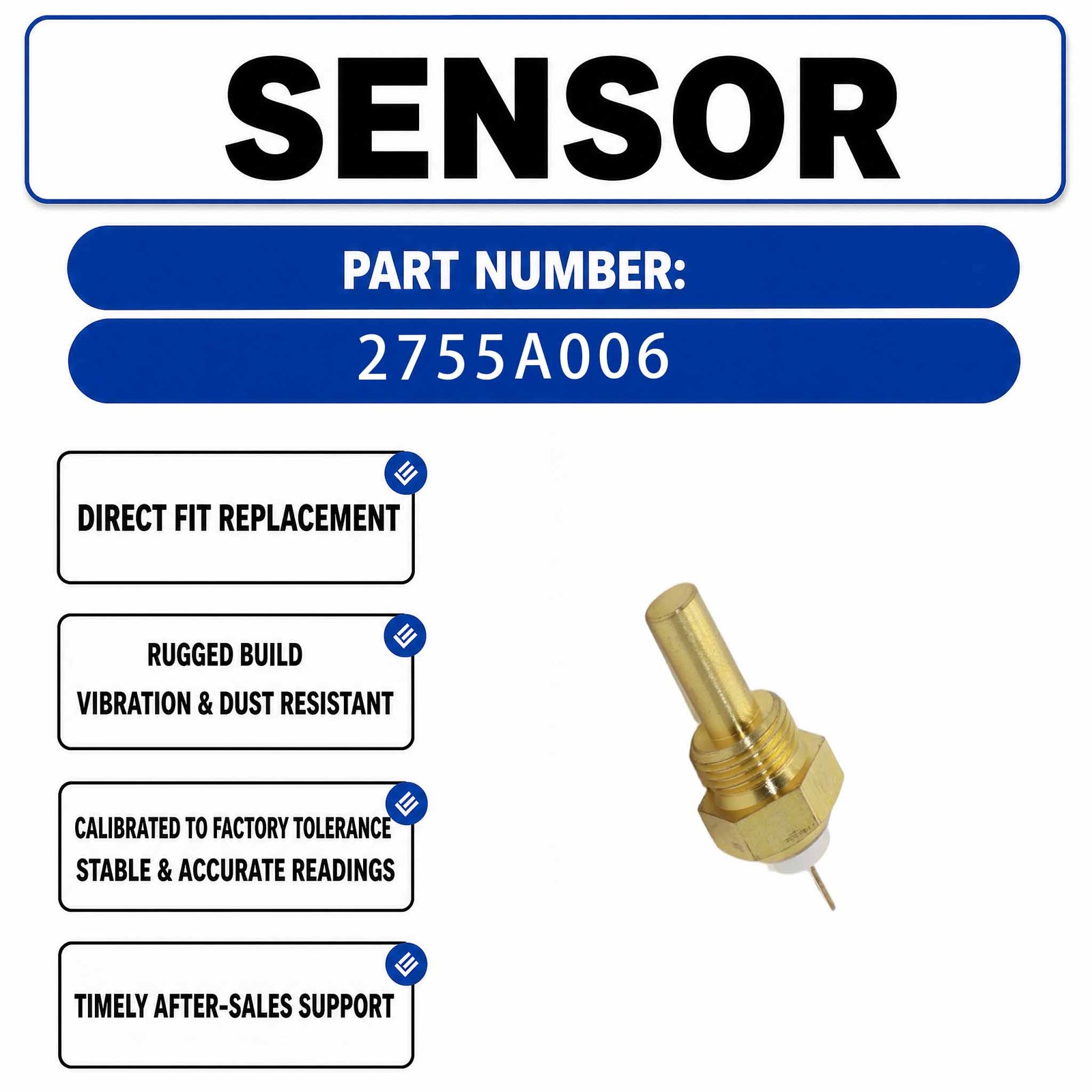 2755A006 Oil Pressure Sensor For Perkins Engine 1004-42 103-06 103-09 103-10