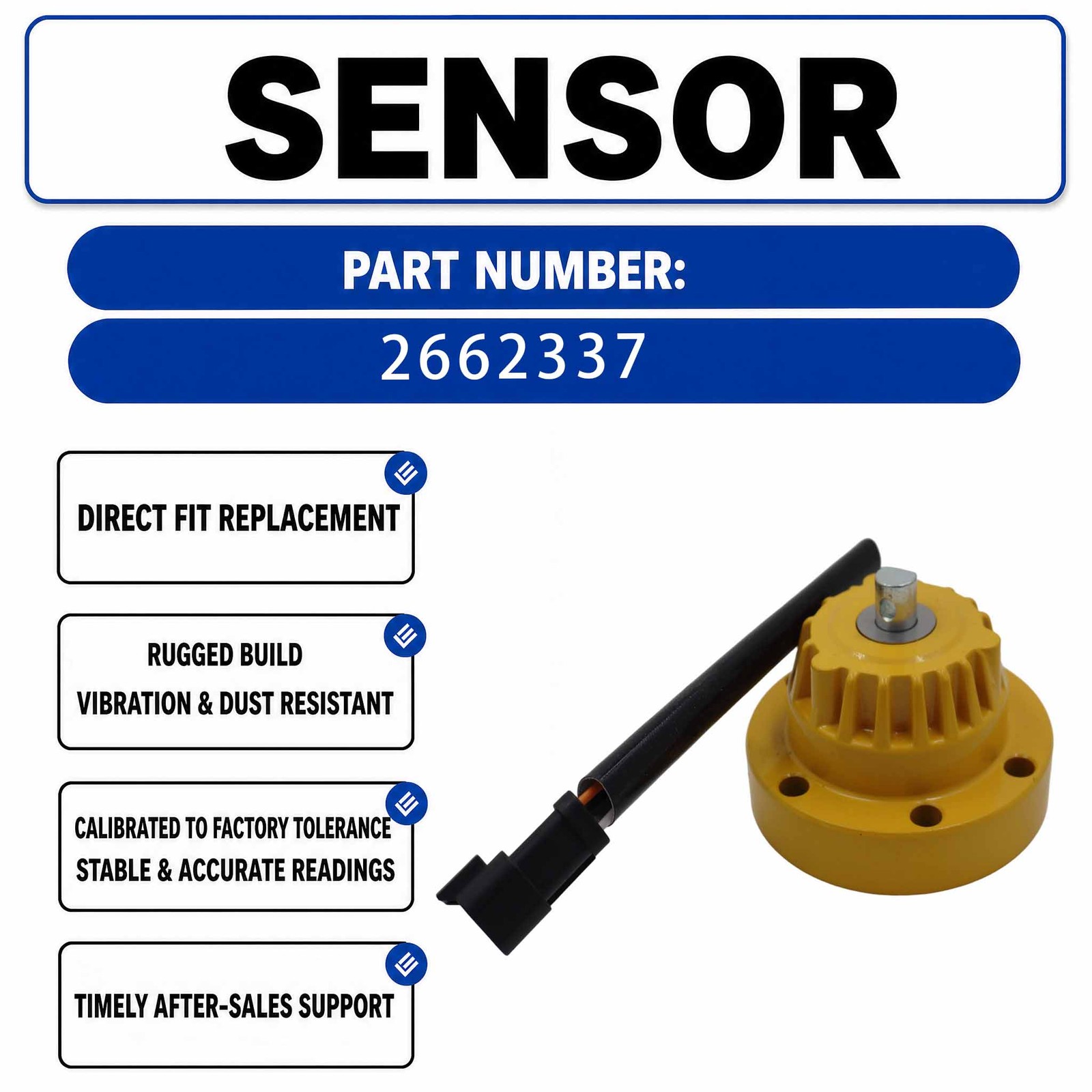 Position Sensor266-2337 2662337 For Caterpillar CAT 311D LRR 312D L 345D L 349D